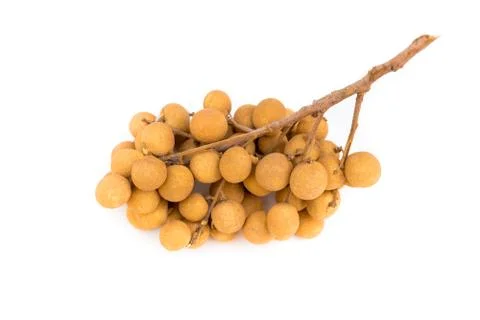 Longan isolated on white background Foto stock