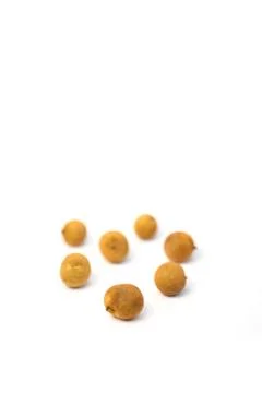 Longan on a white background Stock Photos