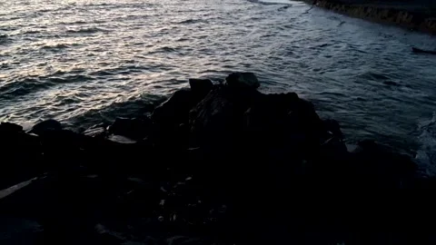 LongBeachSunset3 Stock Footage 274524787