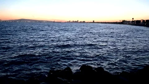 LongBeahSunset1 Stock Footage 274524789