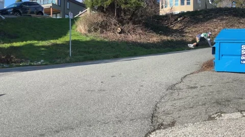 Longboard Action Stock Footage 171031801