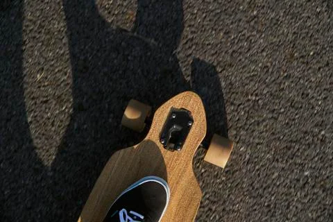 Longboard nose side Stock Photos