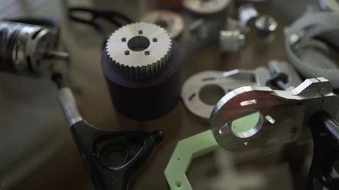 Longboard parts for assembling Electric skate, carbon desk board, selfmade Stock Footage 89049290