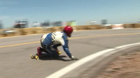 Longboard Rider Stockbeeldmateriaal 27128461