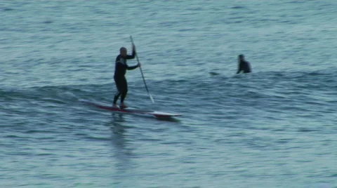 Longboard Surf False Alarm Stock-Footage 346561
