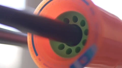 Longboard WHEEL for board assembling skateboard, sport skateboarding, extreme 스톡 동영상 89244778