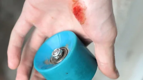 Longboard wheels check Stock-Footage 76984959