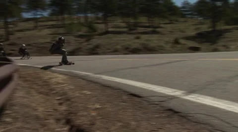 Longboarding in Colorado Video stock 50981730