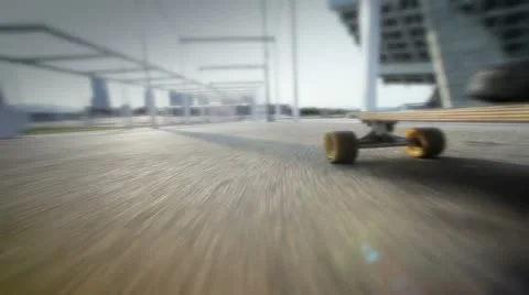 Longboarding Stock Footage 20487611