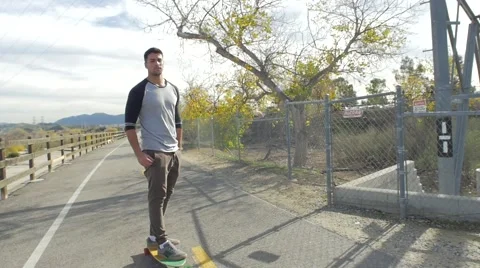 Longboarding Stock Footage 51636577