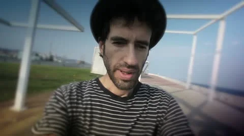 Longboarding Front Stock Footage 20487835