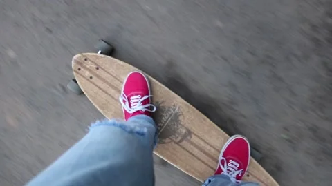Longboarding  Video #1 Stock Footage 174303053
