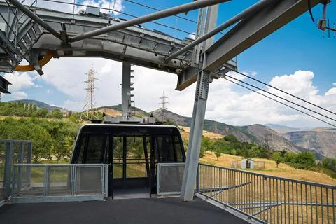 Longest reverse Cable Car in the World Stock Photos