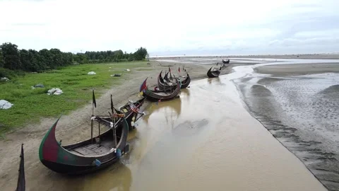 The Longest Sea Beach In The World. Stock Footage 256745947