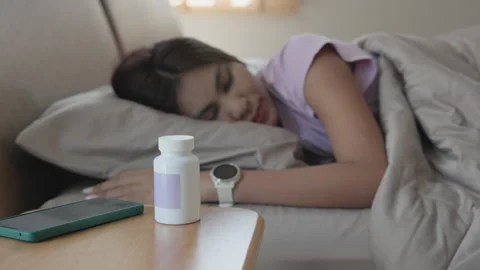 Longevity anti-aging medication natural CBD sleep calm support 動画素材 329538601
