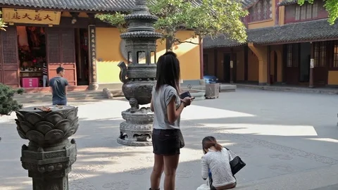 Longhua Temple Shanghai Stock Footage 83832334