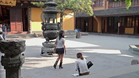 Longhua Temple Shanghai Stock Footage 83832706