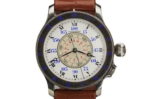 Longines Hour Angle designed by Charles Lindbergh 2 Stock Illustration
