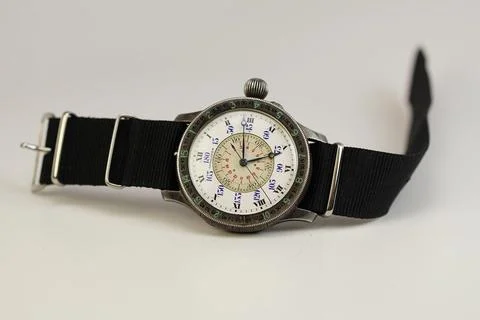 Longines Lindbergh Aviators Hour Angle 3 Stock Illustration
