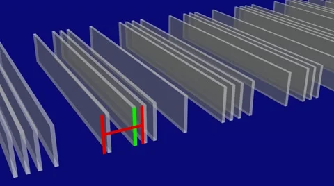 Longitudinal Wave (NTSC) Vídeo Stock 49405075