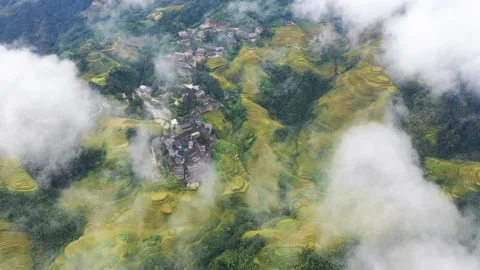Longji Rice Terraces Stock Footage 170057079