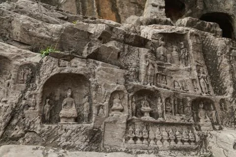Longmen Grottoes Stock Photos