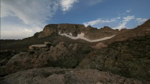 Longs Peak Mountain Top  Video stock 795187