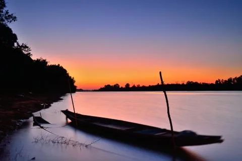 Longtail boat 写真素材
