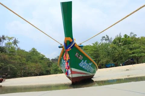 Longtail boat Stock Photos