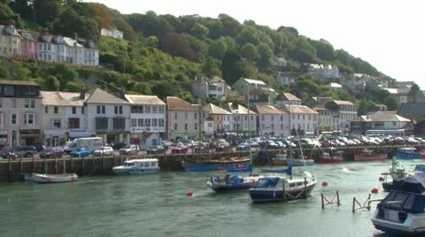 Looe Cornwall Stock Footage 8951026