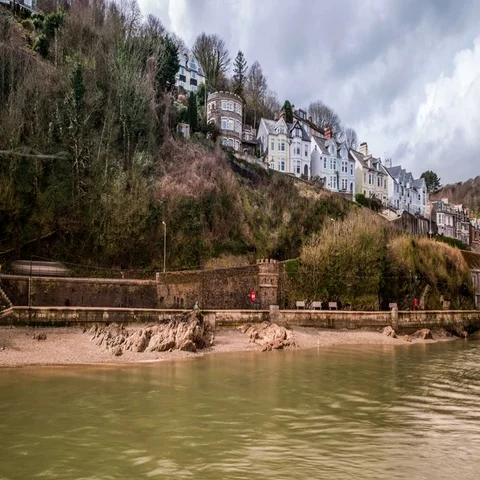 Looe in Cornwall - Time Lapse Video Video stock 69296867