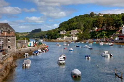 Looe estuary, cornwall Stock Photos