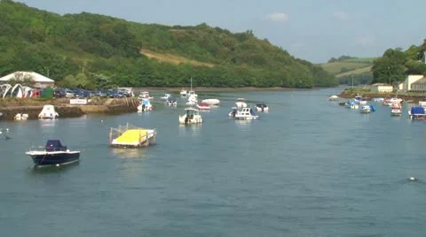 Looe Estuary Video stock 8951005