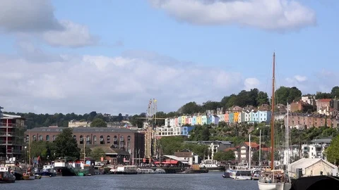 Looe harbour in Cornwall major tourist attraction UK 4K Video stock 115087020