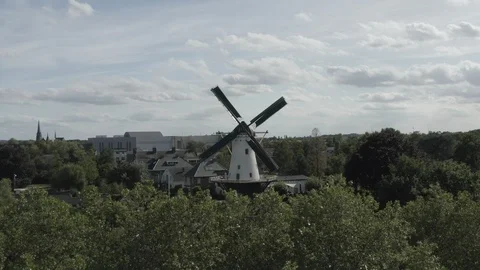 Looimolen Nijmegen Stock Footage 121996290