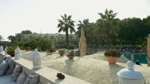 Look at the African hotel Stock Footage 81313312