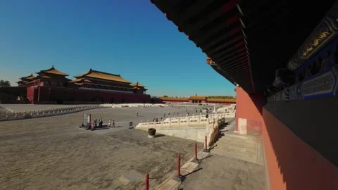 Look back at the Palace Hall Stock Footage 244574325