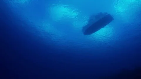 Look Up at Boat Stock Footage 80645219