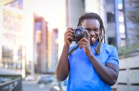 Look in the camera Stock Photos