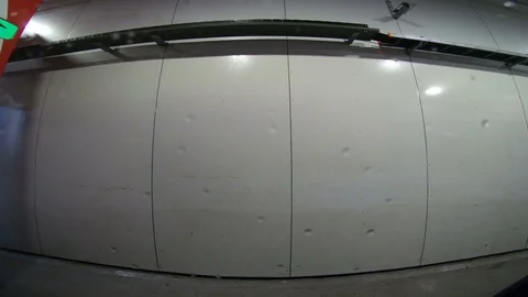 A look of the carwash station inside Stock Footage 84958325