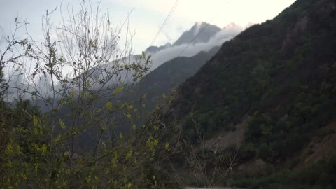 Look at the cloud mountain Stock Footage 95238757