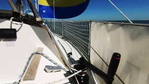 Look up to the colored halfwinder Video stock 116483591