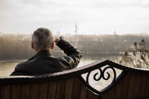 Look into the distance Stock Photos