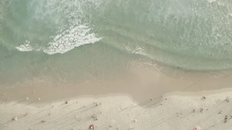 Look down shot of sunset at the beach Video stock 101690102