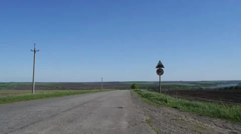 Look of empty road Stock Footage 50452203