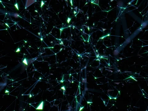 The look of God. The look is immersed in different parts of the space.Blue Stock Footage 103630632