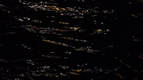 A look at the horizon under the moonlight Stock Footage 95149504