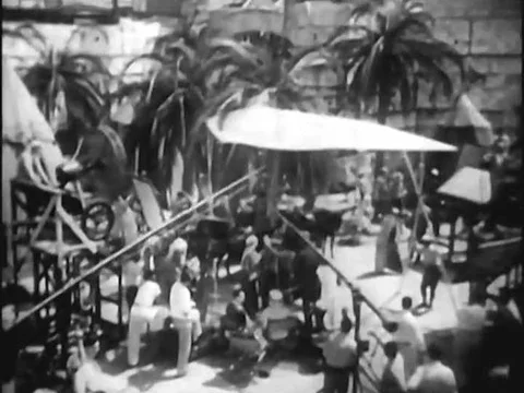 A look at how the recording and editing of soundtracks have changed from the Stock Footage 74876108