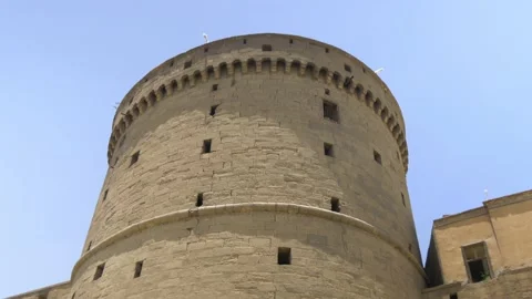 A Look Inside The Citadel In Cairo, Egypt Stock Footage 157987661