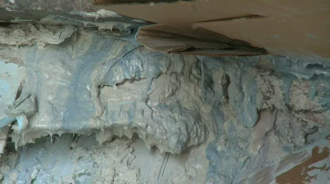 A look inside a garbage truck Stock Footage 839558